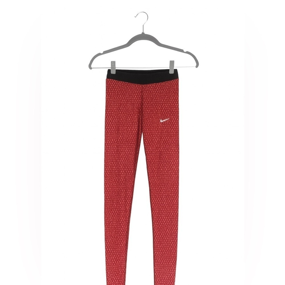 Nike size XS black and red Women’s running tights.  Yoga Athletics Workout